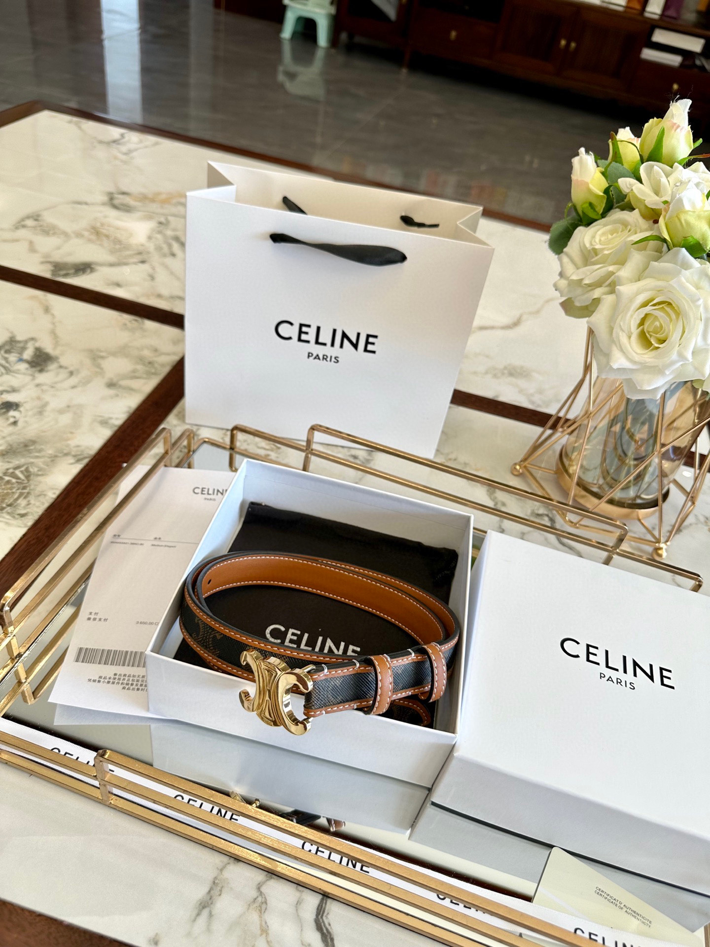 CELINE belt model 05